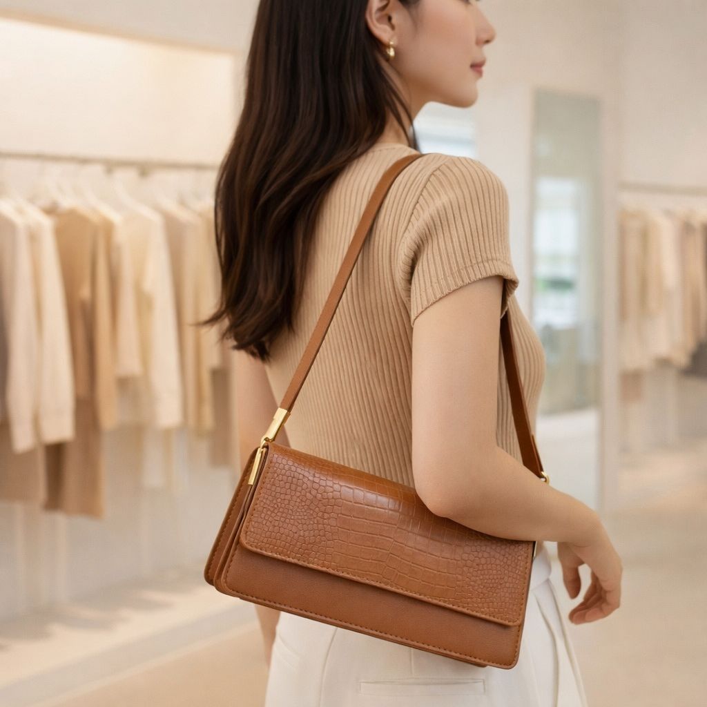 Bolso Croco Minimal