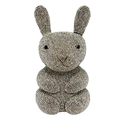 Bolsa Clutch Conejo de Cristales | Bolsa de Fiesta y Noche