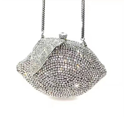 Bolsa Clutch Limón de Cristales | Bolsa de Fiesta y Noche