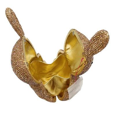 Bolsa Clutch Conejo de Cristales | Bolsa de Fiesta y Noche
