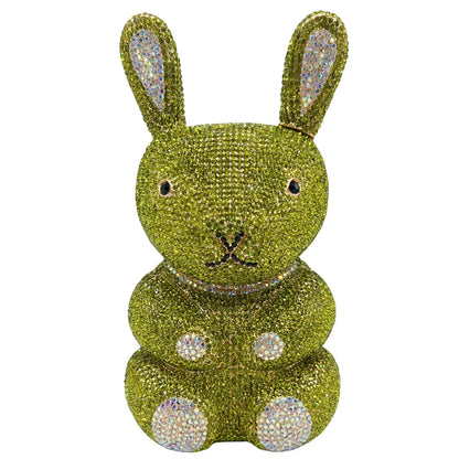 Bolsa Clutch Conejo de Cristales | Bolsa de Fiesta y Noche