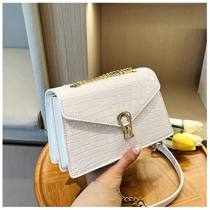 Bolsa Croco Luxe Chain