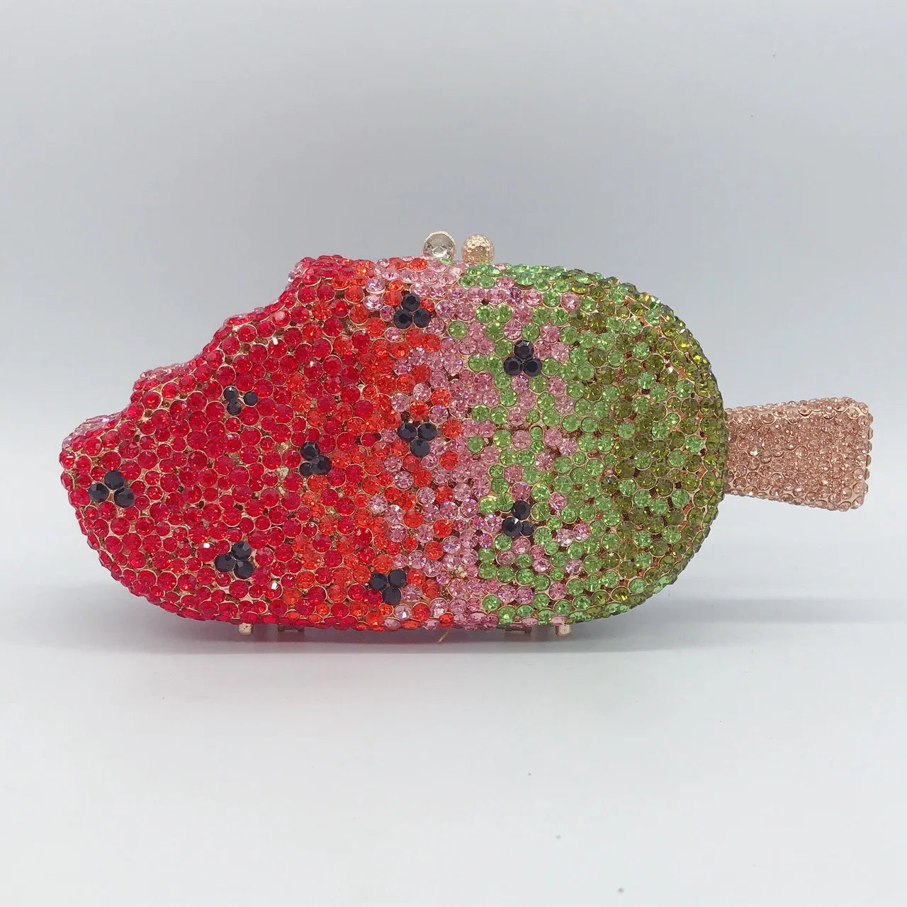 Bolsa Clutch Paleta de Cristales | Bolsa de Fiesta Multicolor