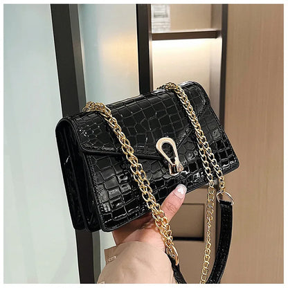 Bolsa Croco Luxe Chain